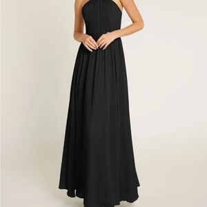 Azazie Jacey bridesmaids dresss black